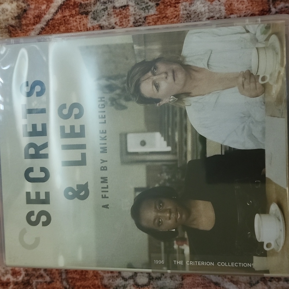 Secrets & Lies Criterion Collection Blu Ray Mint Complete Boutique Blu Ray